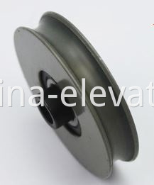 Hitachi Elevator Door Hanger Roller Curved Groove 20mm Length Shaft 65*13*6202